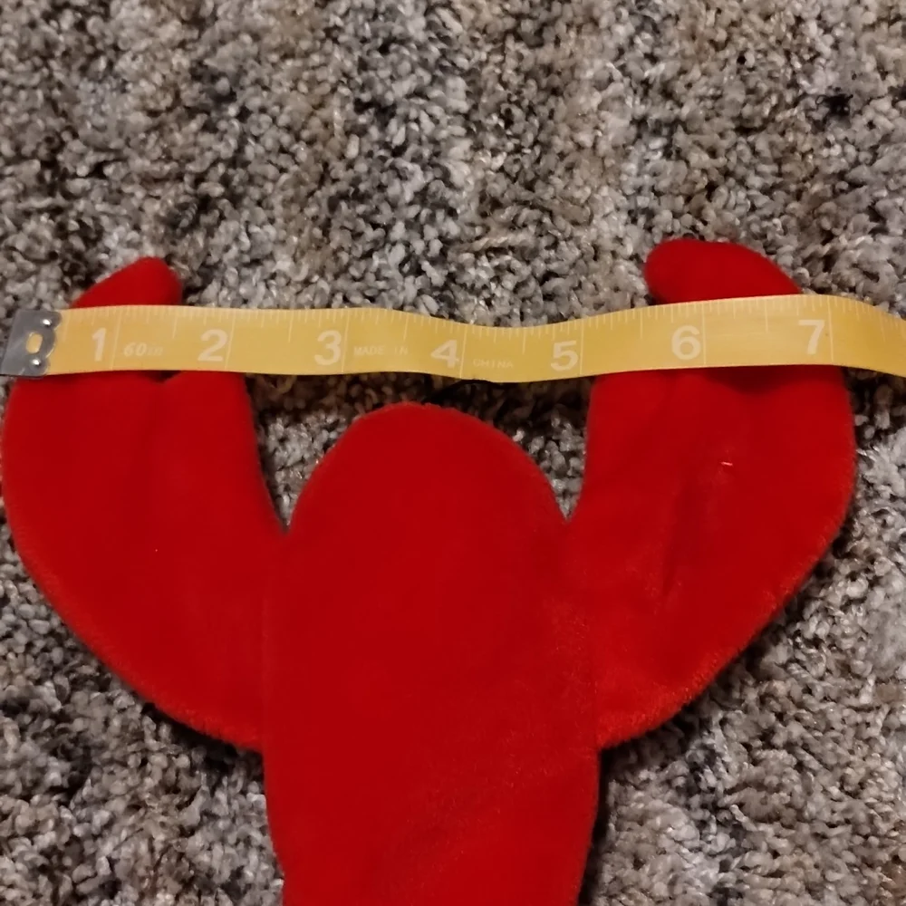 โTY Beanie Baby "Pinchers" the Red Lobster Plush - Picture 13 of 14